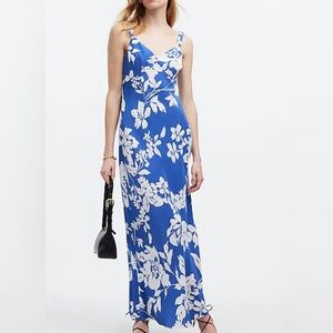 Madewell Tank Midi Dress in Floral Size 8